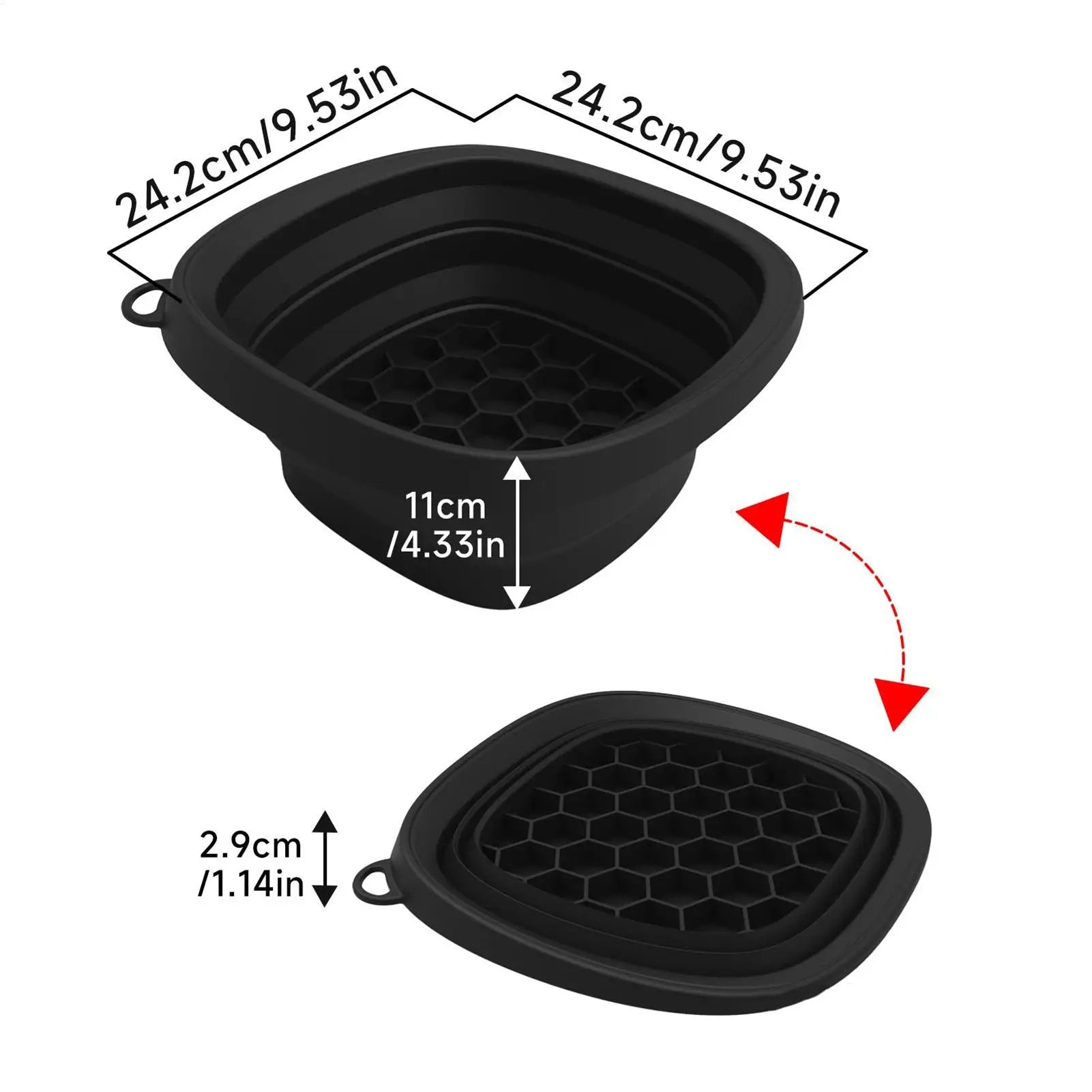 Ice Face Bowl Facial Wash Basin foldable silicone Facial beauty supplies ice water basin for shrinking pores calming skin